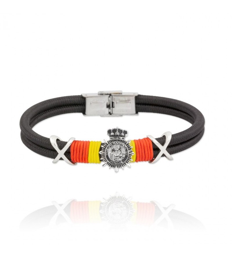 Pulsera Acero Policia Nacional