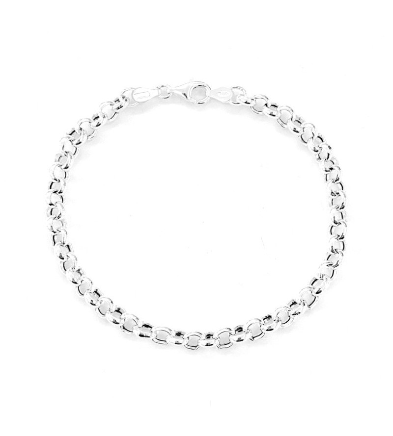 Pulsera plata rolo