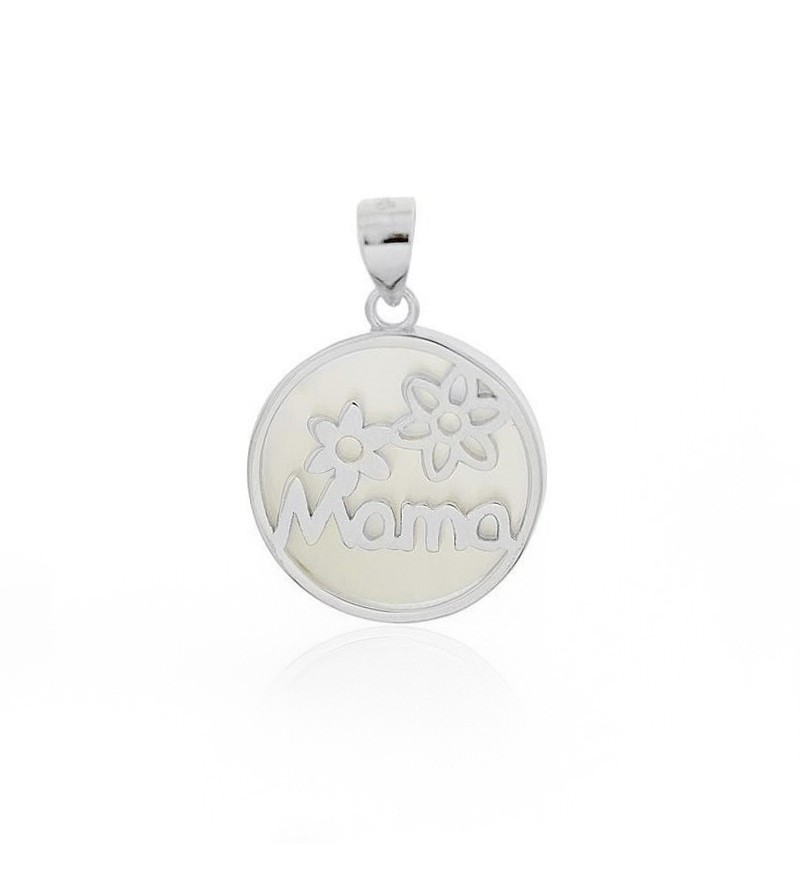 Colgante plata mama
