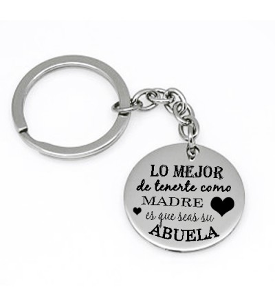 LLavero Acero redondo