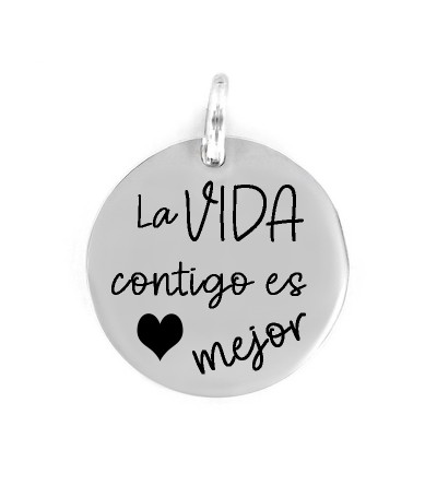 Medalla 15mm plata