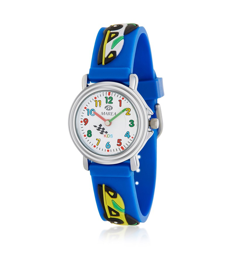 Reloj Marea Infantil Comunión Niña B41274/2 Piel Morada y Auriculares  Bluetooth — Joyeriacanovas