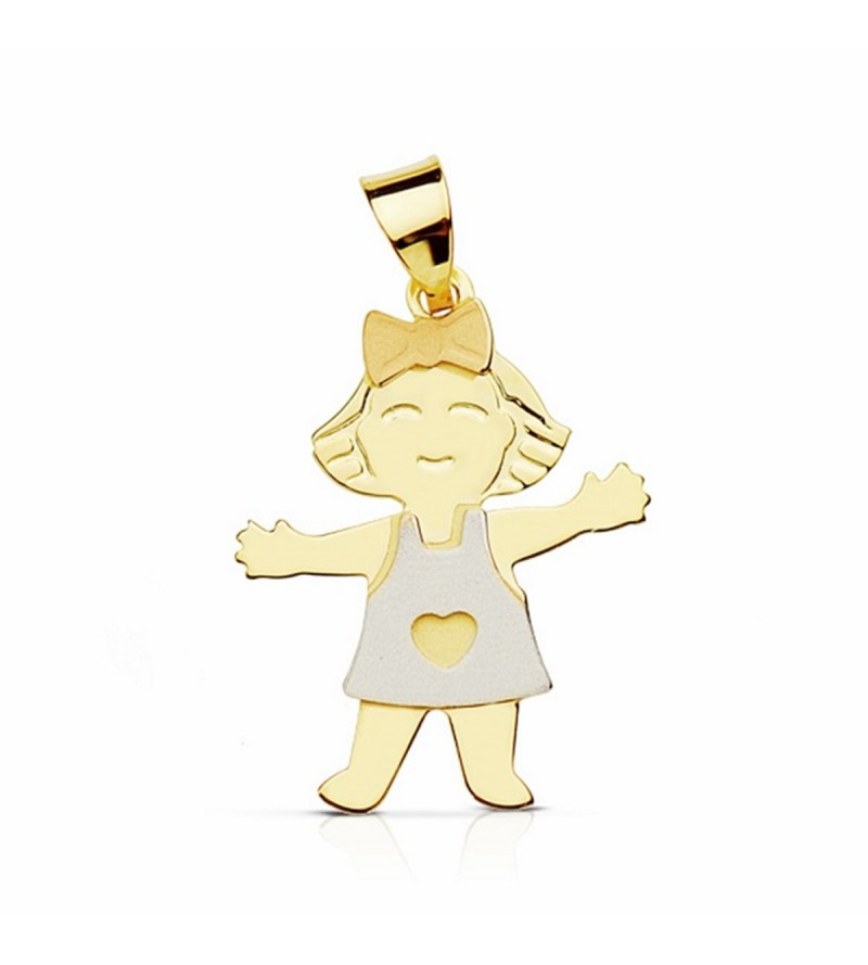Colgante oro niña