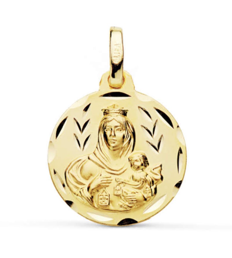 Medalla Virgen del Carmen oro