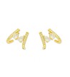 Pendientes plata chapada