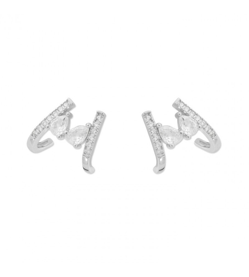 Pendientes plata circonitas