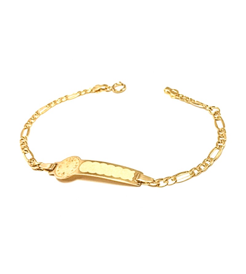 Esclava oro bebe reloj