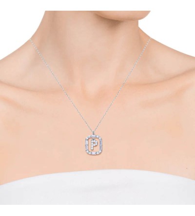 Collar P Viceroy Silver