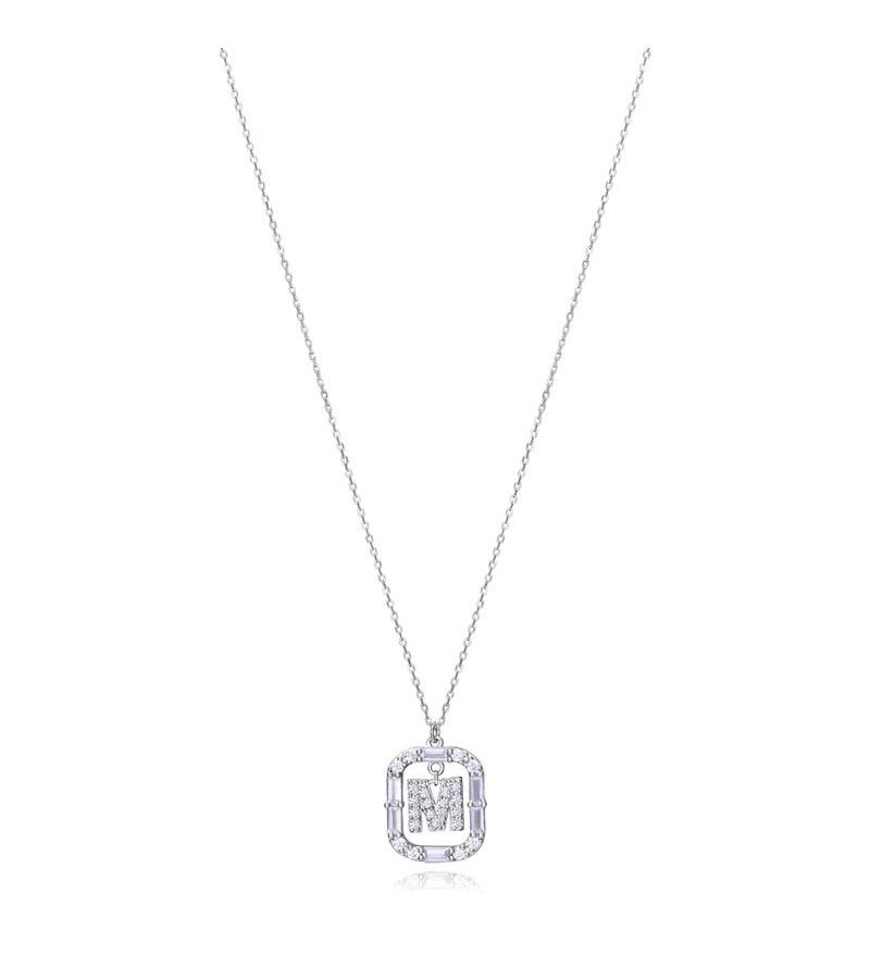 Collar M Viceroy Silver