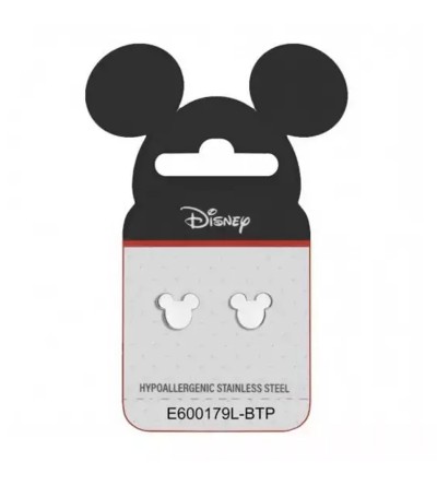 Pendientes mickey acero