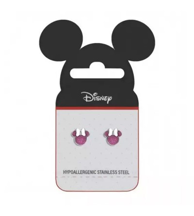 Pendientes minnie rosa