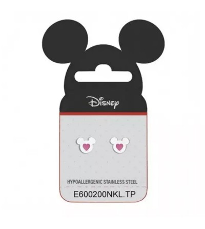 Pendientes mickey corazon