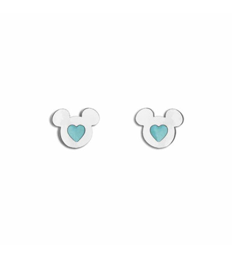 Pendientes mickey corazon