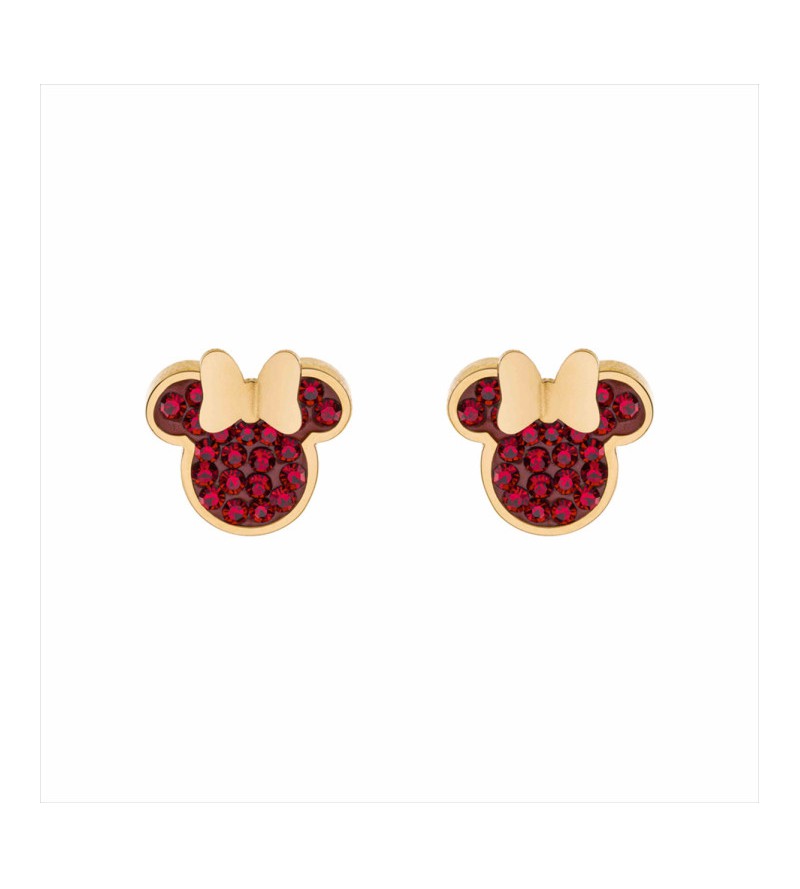 Pendientes minnie piedras