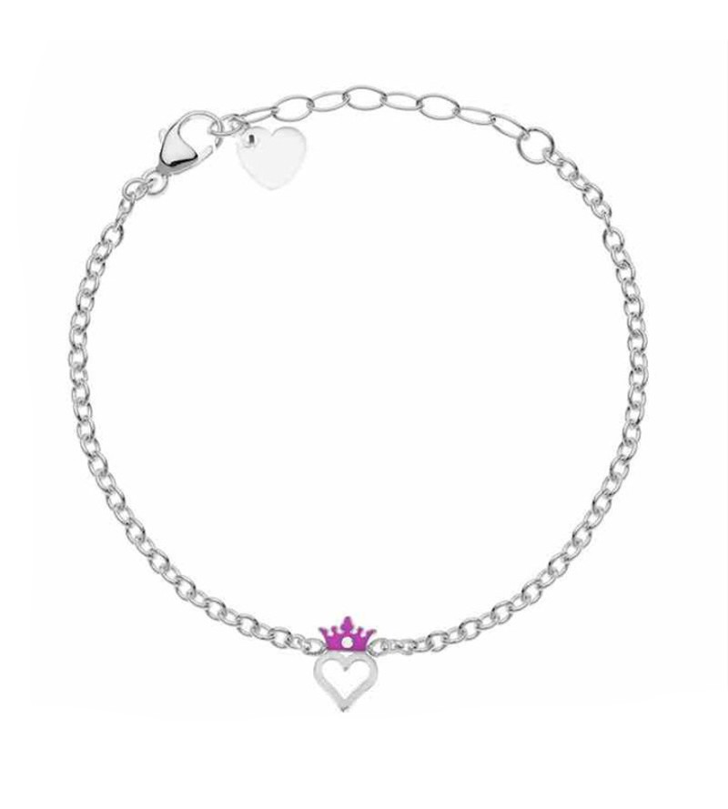Pulsera corazon princesa