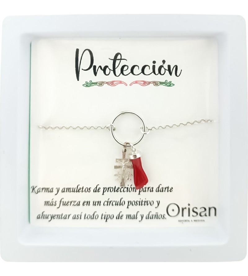 Pulsera Karma proteccion Plata