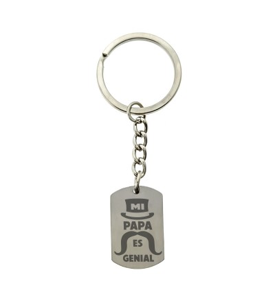 Llavero chapa militar peq