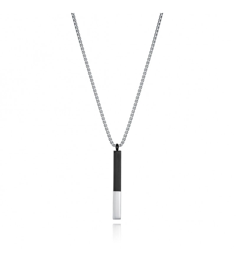 Collar acero negro