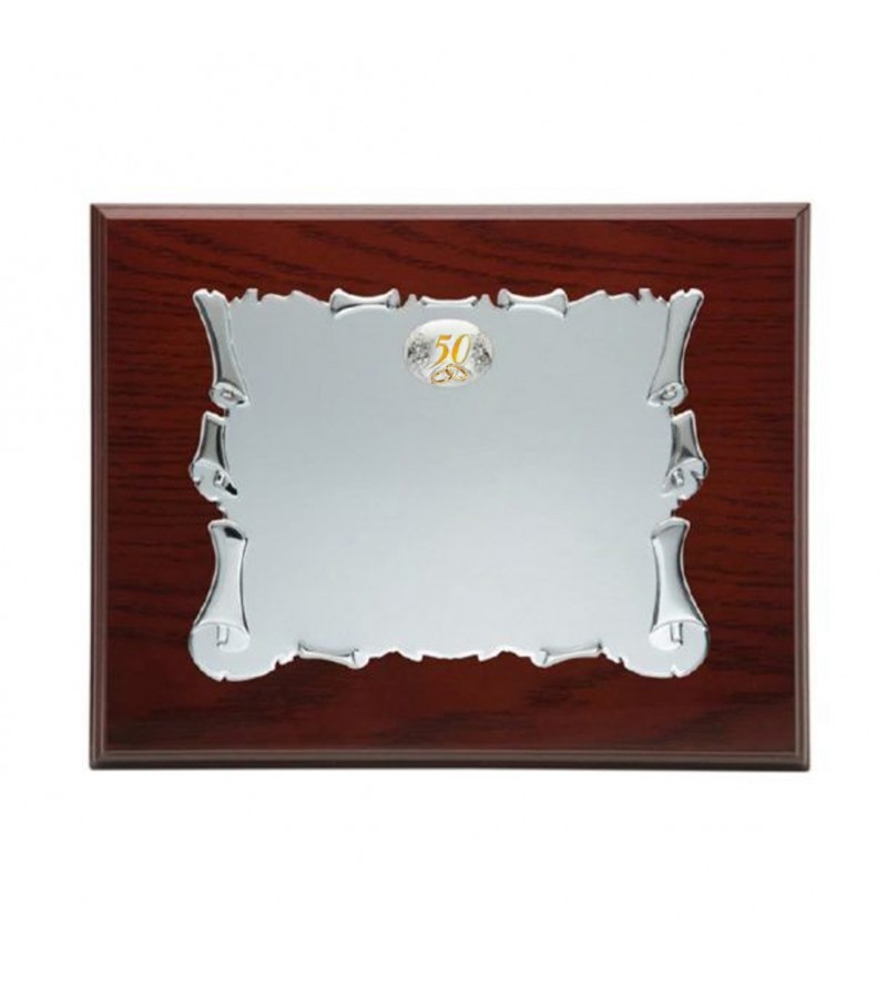 Placa 50 Aniversario Aluminio