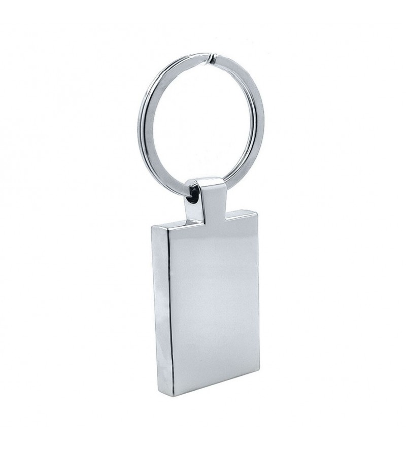 Llavero rectangulo Acero
