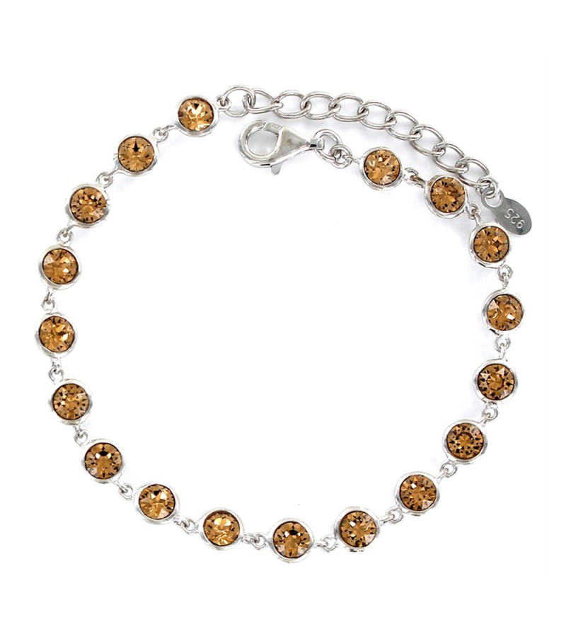 Pulsera plata Swarovski