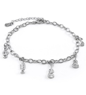 Pulsera plata  musical