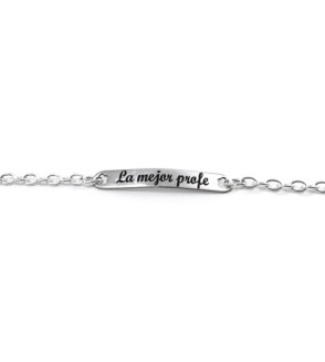 Pulsera mensaje la mejor profe