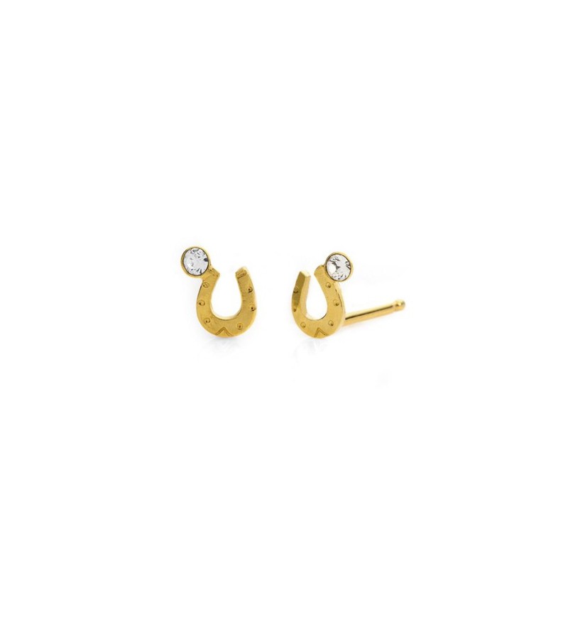 Pendientes herradura simple