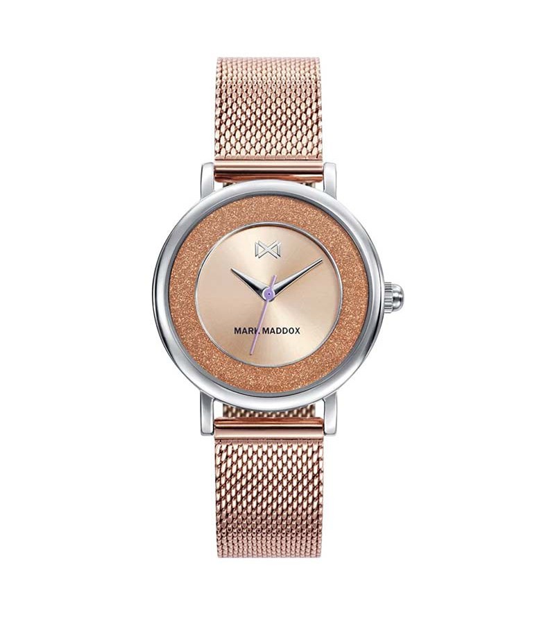 Reloj Acero Rosa