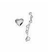 Pendientes plata trepador
